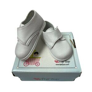 Tip Top Vintage Size 3 Toddler White Shoes NIB